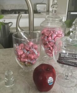 Mantello Apothecary Jars with Lids- Small Apothecary Jars, Candy Jars for Candy Buffet, 20 oz., 24 oz. and 28 oz. 35 718RL5YxENL