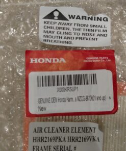 Honda Genuine OEM Harmony II HRR216 (HRR2169PKA) (HRR2169VKA) (HRR216K9PKAA) (HRR216K9VKAA) Walk-Behind Lawn Mower Engines AIR Filter Cleaner Element 9 718RuqpvPZL
