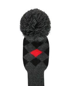 Scott Edward Golf Headcovers for Woods Set of 3 Fits Well Driver(460cc) Fairway Wood and Hybrid(UT) The Perfect Change for Golf Bag Grey red black argyle 12 718SHN8olIL