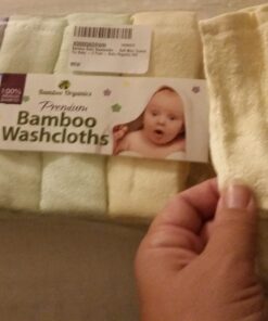Bamboo Organics Best 100% Viscone from Bamboo Baby Washcloths Soft Baby Wipes 53 718SWHFrucL