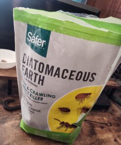 Safer Home SH51703 OMRI Listed Diatomaceous Earth - Ant, Roach, Bedbug, Flea, Silverfish, Earwig, & Crawling Insect Killer 34 718TVvKzpWL