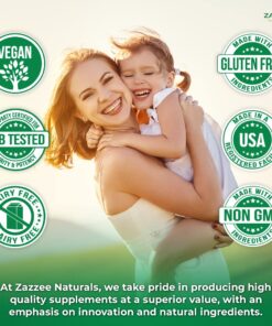 Zazzee Myo-Inositol Capsules, 2000 mg per Serving, 120 Vegan Capsules, Ideal Dosage for 40:1 Ratio, 100% Vegetarian, Hormone Balance & Healthy Ovarian Function Support, All-Natural and Non-GMO 23 718TlANmF5L