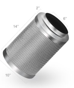 iPower GLFILT6M 6 Inch Air Carbon Filter Indoor Plants Grow Tent Odor Control Scrubber with Australia Activated C for Inline Fan, Reversible Flange, Prefilter Included, 6" 6" Filter 21 718UaYNwuL