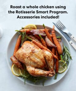 Instant Pot Vortex Pro Air Fryer, 10 Quart, 9-in-1 Rotisserie and Convection Oven, From the Makers of Instant Pot with EvenCrisp Technology, App With Over 100 Recipes, 1500W, Stainless Steel 10QT 33 718UiiflslL