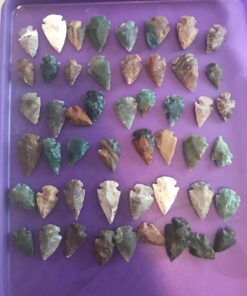 Set Of 50 Indian Arrowheads Agate New Replica 1/2 " - 1 1/2 " L 31 718UxgVJn2L