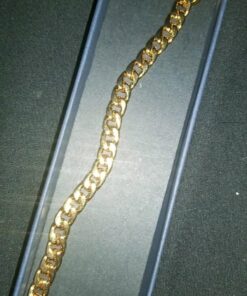 U7 Link Bracelets for Men, Stainless Steel/Black/Gold Plated Cuban Link Chain Bracelets, Unisex Chunky Bracelets, Xmas Fathers Day Jewelry for Him 03.Cuban link-7mm-gold 8.2 Inches 25 718V5yEh0sL