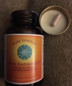 PURE SYNERGY Pure Radiance C | Organic Vitamin C Capsules | 100% Natural, Whole Food, Non-GMO Supplement with Camu Camu Extract | for Immune and Collagen Support (90 Capsules) 34 718VLVbAHoL