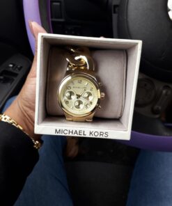 Michael Kors Women's Runway Gold-Tone Watch MK3131 22 718X3XGcCL