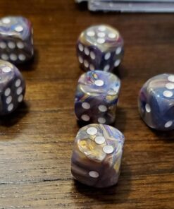 Polyhedral 7-Die Festive Dice Set - Carousel with White Numbers CHX-27440 20 718XJpbmiIL