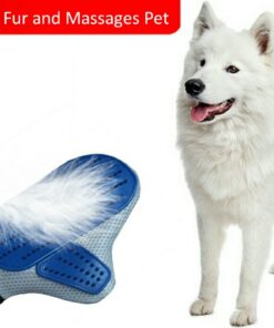 Mr. Peanut's Grooming Glove Brush and Deshedding Aid - Pet Hair Remover Mitt - for Long and Short Hair Grooming of Dogs, Horses, Bunnies and Some Agreeable Cats 30 718XUtrLqNL