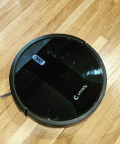 Coredy R550 Ultra Robot Vacuum and Mop Combo, 2200Pa Strong Suction, 2.76 Inch Thin, 120 Mins Runtime, Upgraded Smart Sensor Protection, Super Quite, Self-Charging Robotic Vacuum for Hard Floors, Tile 44 718XiMVVIlL