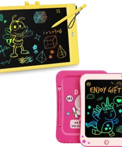 KOKODI LCD Writing Tablet, Colorful Toddler Doodle Board Drawing Tablet, Erasable Reusable Electronic Drawing Pads, Educational and Learning Toy for 3-6 Years Old Boy and Girls