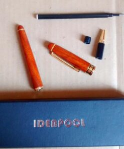 IDEAPOOL Genuine Rosewood Ballpoint Pen Writing Set - Extra 2 Black Ink Refills - Fancy Nice Gift Wooden Pen Set for Signature Executive Business Journaling 64 718YpMO5tPL