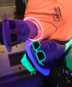 Fun Express Neon Color Plastic Gangster Hats for Party - Apparel Accessories - Hats - Party Hats - Party - 12 Pieces 1 18 718Z6F jagL