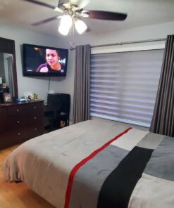 Pipishell Full Motion TV Wall Mount for 37-75 inch Flat/Curved TVs up to 100lbs, Wall Mount TV Bracket Swivel and Tilt, TV Mount Fits 8/12/16" Wood Studs, Max VESA 600x400mm, PILF3 36 718Z7IirWL