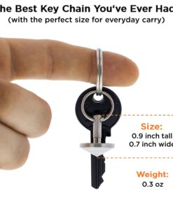 Keychain Metal Spinning Top + Snaphook for Daily Carry. Spins Forever (up to 6:01 Min). Self-Balancing Spinning Top Toy. Unique Gift for Men/Women - Adults, Teens, Kids. EDC Spin Top Gyroscope Tops 24 718ZTMwL3aS
