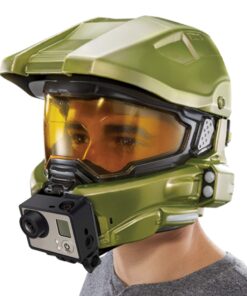 HALO Master Chief Tactical Helmet with GoPro Platform, Role-play action with 17 authentic game sounds (including theme song), Great Gift for Fans and Collectors 9 718aT6WFH0L