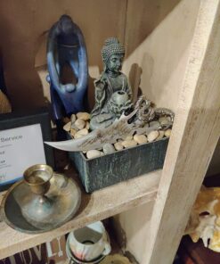 BladesUSA PK-2235 Fantasy Dragon Knife with Wood Display Stand, Silver, 7.5" 19 718adaU3I8L