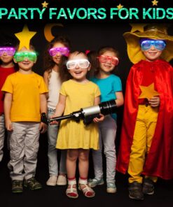 20 Pack LED Glasses New Years Eve Christmas Party Supplies, 6 Colors Light Up Glasses Shutter Shades Glow Sticks Glasses Led Party Sunglasses Kids/Adults Glow In Dark Party Favors Neon Carnival Party 20 Pack Led Glasses 20 718aq 6XQnL