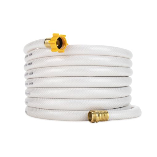 Camco TastePURE Drinking Water Hose for RV, 25 Feet, White (22783) 25'