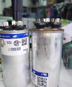 Genteq C3355R Capacitor Dual Run Round 35/5 UF MFD 370V VAC 97F9834 (Replace Old GE# Z97F9834) 35 and 5 MFD at 370V 29 718b7i8KVFL