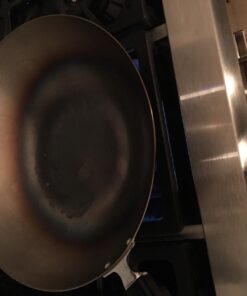 JOYCE CHEN Professional Series 14-Inch Carbon Steel Wok with Phenolic Handles 14 - inch Flat Bottom Wok 35 718bLoYK7 L