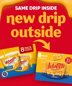 Alternative view of Velveeta Shells & Cheese Original Microwavable Macaroni and Cheese Cups (8 ct Pack, 2.39 oz Cups) Original (Pack of 8)