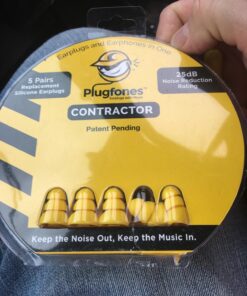 Plugfones Guardian in-Ear Earplug Earbud Hybrid - Noise Reduction in-Ear Headphones(Blue & Yellow) Blue 37 718bw26IHDL 1