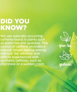 GURU Original Clean Energy Drink, Organic Energy Drinks, 142 mg Natural Caffeine with Green Tea, Pre Workout, Sucralose Free, Vegan, Plant Based, For Performance & Focus, Apple & Grape, 12 oz Cans (Pack of 24) 12 Fl Oz (Pack of 24) 17 718c2rTfOGL