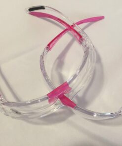 Champion Traps and Targets Shooting Glasses Youth Clear Glasses - Pink Temples(Ballistic) 11 718c6 opDOL