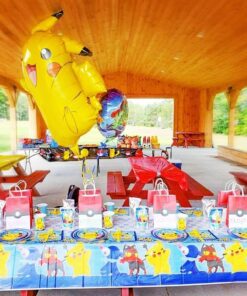 Anagram International 2946001 Pikachu Shape Balloon Pack, 31", Yellow 17 718c7T0T5LL