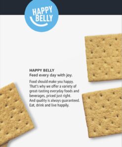 Alternative view of Amazon Brand - Happy Belly Honey Graham Crackers, 28.8 Ounce, Pack of 1 28.8 Ounce (Pack of 1)