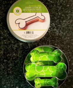 Fox Run Dog Bone Cookie Cutter Set, Stainless Steel, 3-Piece 3 piece 30 718cKeagtcL