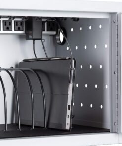 Learniture Structure Series 12-Device Wall-Mount Charging Cart Compatible with Laptop Computers, Tablets, Chromebooks - Gray -LNT-NOR1009GR-SO 14 718cnHoqepL