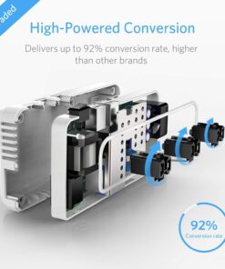 BESTEK Universal Travel Adapter 220V to 110V Voltage Converter with 6A 4-Port USB Charging and UK/AU/US/EU Worldwide Plug Adapter (White) white 23 718cyI6RtML