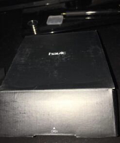 HAVIT HV-MS672 3200DPI Wired Mouse, 4 Adjustable DPI Levels, 800/1200/2400/3200DPI, 7 Circular & Breathing LED Light, 6 Buttons (Black) 60 718dOlPY3wL