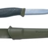 Morakniv Companion Carbon Steel Fixed-Blade Knife with Sheath, 4.1 Inch, Military Green Fixed Blade Knives 18 718f4qbuqtL
