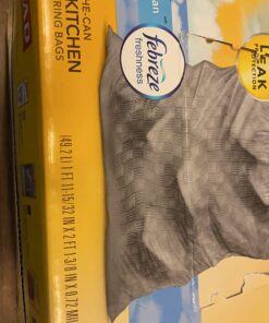 Glad ForceFlex Tall Kitchen Drawstring Trash Bags, 13 Gal, Fresh Clean Scent with Febreze, 110 Ct 110 Count (Pack of 1) 45 718fNhWYvnL