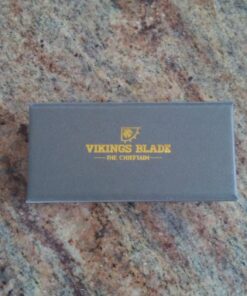 VIKINGS BLADE The Chieftain Safety Razor + 5 Swedish Platinum Super Blades + Carry Case Chromium Silver 50 718gMDzodL