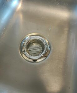 Fengbao 2PCS Kitchen Sink Strainer - Stainless Steel, Large Wide Rim 4.5" Diameter 40 718hTQfujL