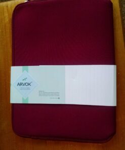 ARVOK 15 15.6 16 inch Laptop Sleeve Ultra-Thin Case MacBook pro 16 inch Sleeve Water-Resistant Notebook Computer Pocket Tablet Briefcase Carrying Bag/Pouch Skin Cover for HP/Dell/Lenovo/Asus/Acer 15 inch Wine Red 51 718hXLEwv0L