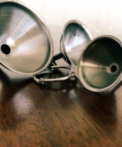 Norpro Stainless Steel Funnels, Set of 3, Silver Pack of 1 44 718i8a8Z RL