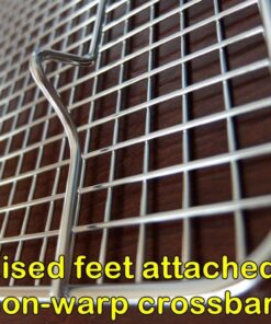 Ultra Cuisine Heavy Duty Cooling Rack for Cooking and Baking - 100% Stainless Steel Baking Rack & Wire Cooling Rack - Cookie Cooling Racks for Baking - Food Safe - Fits Half Sheet Pans - 11.5" x 16.5" 11.5x16.5 inches 36 718iJ6ShglL 1