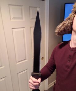 Cold Steel All Purpose Tactical Machete with Sheath, Great for Clearing Brush, Survival, Camping and Outdoor Activities, Gladius Machete, One Size,Black 38 718iNLrr1 L