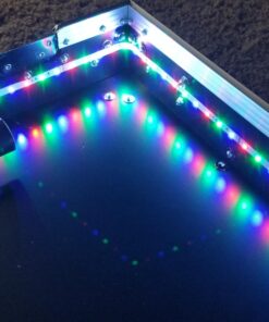 SUPERNIGHT LED Strip Light, 2835 SMD RGB Multi-Color Changing Lights, 16.4ft 300 LEDs Rope with IR Remote Controller, 12V Power Supply for Bedroom, TV-Back Lighting, Halloween, Christmas 2835RGB 24Keys 70 718jHvKbScL