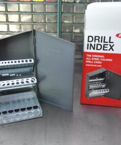 Huot 10550 Drill Bit Index for Jobber Length Sizes 1/16" to 1/2" in 1/64" Increments Original version 32 718kFifq0oL