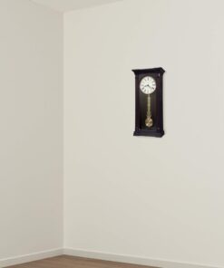 Howard Miller Mia Wall Clock 625-603 – Worn Black Home Decor with Quartz Single-Chime Movement 11 718l0fVuGL
