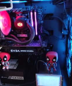 upHere RGB LED 120mm Case Fan,Quiet Edition High Airflow Adjustable Color LED Case Fan for PC Cases, CPU Coolers,Radiators System,5-Pack / C8123 48 718lD9NLlL