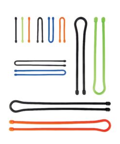 Alternative view of Nite Ize Original Gear Tie - Assorted Length Reusable Rubber Twist Tie - Reusable Gear Ties - Electric Cord Organizers - Twist Ties for Cords - Reusable Zip Ties - Assorted Colors & Sizes, 12 Pack Colors May Vary