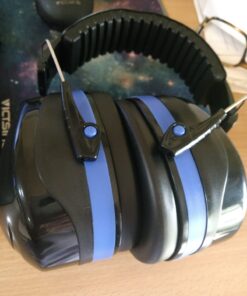 G & F Products NRR 26dB up to 41dB Highest NRR Safety Muffs-Professional Defenders Adjustable Headband Ear Protection, Shooting Hearing Protector Earmuffs Fits Adults To Kids, Blue One Size 12 718lbfpKjHL